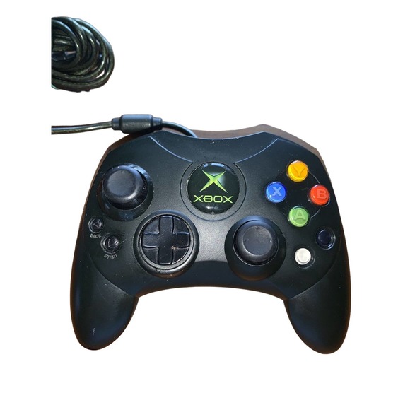 Original Xbox Controller S Series Black Genuine Tested And Working - Picture 2 of 3